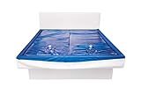 Aqua Sense 2X Wasserkern inkl. Liner/Schutzfolie + 2X cond. - ersatzset für Wasserbett/Wasserbettmatratze Größe - 180 x 200 cm Dual - Softside: Innen keilförmig 20-23 cm - Beruhigung 80%