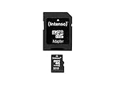 Speicherkarte Intenso 32 GB Micro SDHC Class 10 für LG KP500 Optimus 4X HD G3 G Pro 2 , LG Optimus G2 mini , Nokia 515 301 701 500 700 , Nokia Lumia 730 530 830 735 530 635 630 , Nokia C2-06 C2-03 C2-02 C2-01 , Nokia Lumia 625 720 520 620 820 532 435 , Motorola Moto E Razr I Razr Maxx HD , Motorola Razr HD Razr M und alle Handys mit MicroSD