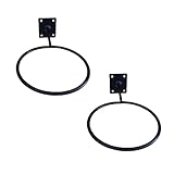 2 Stück Wand Ballhalter Basketball Fußball Volleyball Lagerregal Schwarz Set Ball Rack Put The Ball Halterung Basketball Fußball Display Ständer Wandbehang Runde Basketball Ball Rack