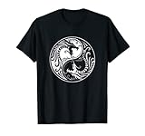 Chinesische Mythologie Drache Ying Yang Neujahrs-Fantasie-Festival T-S