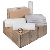 BB-Verpackungen Umzugskomplettpaket (2 bis 3-Zimmer-Wohnung) mit 40 Umzugskartons (Profi) + Luftpolsterfolie + Seidenpapier + Klebeb