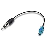 Bingfu Fakra Z-Stecker auf DIN-Stecker Kabel Autoradio Antennenadapter Verlängerungskabel 15 cm für Autoradio Audio HD Radio Head Unit CD Media Player Empfäng