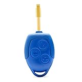 HUANGSB Fit for KeyEcu Remote Key FOB 3 Buttons 434MHz Autoschlüssel for Ford Transit WM VM 2006 2007 2008 2009 2010 2012 2013 2013 2014, 6C1T15K601AG
