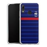 DeinDesign Silikon Hülle kompatibel mit Huawei P Smart 2019 Case weiß Handyhülle Trikot Europameisterschaft N