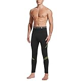 UNIQUEBELLA Thermounterwäsche Unterhose, Funktions Herren Funktionswäsche Skiunterwäsche Winter Suit Ski Thermo-Unterwäsche Thermowäsche Leggings (Schwarz, S)