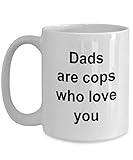 Tasse mit Aufschrift 'Cop Dad', Aufschrift 'Dad are Cops'