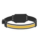 CUIFULI COB Stirnlampe LED Wiederaufladbar 120° Kopflampe wasserdichte Mini Stirnlampe fürs Laufen, Joggen, Angeln, Campen, Maintenance Lighting,