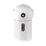 Tragbarer USB-Aroma-Diffusor, 2000 mAh, wiederaufladbar, Farbnebelprojektion, Haushaltslampe, Aromatherapie, ätherisches Öl, Haushalt, Sternprojektionslampe (weiß)