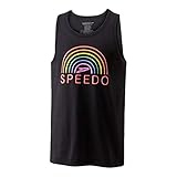 Speedo Tanktop für Erwachsene, ärmellos, Pride, Unisex-Erwachsene, Rash-Guard-Shirt, Tank Top Sleeveless Pride, Schwarz 2021, XX-Larg
