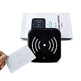 Yyqx Türschloss Schließzylinder Kartencodierer für elektronische RFID Türverriegelungssystem Support 13.56 MHz Smart Card für Ttlock Hotel System Bluetooth Smart Türschloss (Color : Black)