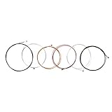 KXIUOC Musikinstrumentenzubehör, Gitarrenzubehör, Gitarrensaite, Bunte Gitarrensaite für Folk-Gitarren Musikinstrumentenzubehö