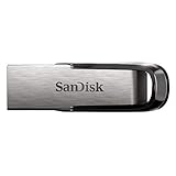 SanDisk Ultra Flair USB 3.0 Flash-Laufwerk 64 GB (robustes und elegantes Metallgehäuse, Passwortschutz, 150 MB/s Lesen) Schw