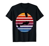 Fliegen wir einen Drachen schwarze Silhouette Kitesurf Retro Vektorgrafiken T-S