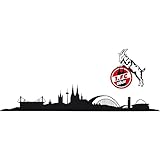 1. FC Köln Wandtattoo - Skyline - 3-teilig, Wand Dekor, Wandsticker (L)