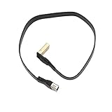 BTUWRUI DisplayPort Band VerllNgerung Kabel Stecker-Buchse Flache EMI Abschirmung FPC Kabel DP 90 Grad Winkel Anschluss (P3-P4), 30