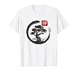 Bonsai Baum In Japanisch Zen Buddhistisch Spirituell Natur T-S