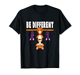 Be different - Fuchs mit Fledermaus am Ast - lustiges T-S