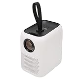 bizofft Projektor, Stabiler Heimvideoprojektor Wireless Mini Clear für TV-Stick-Videospiele(#1)