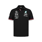 Mercedes-AMG Petronas Formula One Team - Offizielle Formel 1 Merchandise Kollektion - 2022 Team Polo - Schwarz - Herren - L