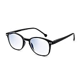 Baytion Blaulichtfilter Brille Herren/Damen,UV Brillenglas Blaue Licht Blockieren Brille,Verringerung der Augenbelastung & Anti-Glare für Blaufilter Computerbrille Gaming Brillen, Schw