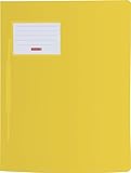 Brunnen 102015010 Schnellhefter FACT!pp (A4, aus transluzentem PP, mit Namensschild, mit Einstecktasche innen) gelb