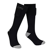 TOPKEAL Kompressionsstrümpfe für Damen & Herren Winterwarme Socken Wandersocken Skisocken Heizsocken Selbstheizsocken Gesundheitssocken (mit Akku)