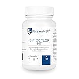 FürstenMED® Bifidoflor HIT - Lactobacillus und Bifidobacterium Kapseln bei Histaminintoleranz - 60 magensaftresistente Kapseln - Laborgeprüft & Vegan, Ohne Zusätze & aus D