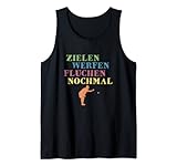 Zielen Werfen Fluchen Nochmal Boule Spieler Boccia Vintage Tank Top
