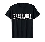 Barcelona Spanien Urlaub Souvenir T-S
