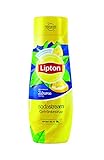 SodaStream Sirup Lipton Ice Tea Zitrone - 1x Flasche ergibt 9 Liter Fertiggetränk, Sekundenschnell zubereitet und immer frisch, 440