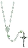 Rosenkranz aus 925 Silber mit Perlen e'Pater' aus weiß
