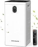 ROVACS Luftreiniger mit H13 True HEPA Filter, Abdeckungen 38-60㎡, CADR: 520M³/H, Air Purifier Reinigt 99,97% aller allergischen Partikel, Pollen, Rauch, Hautschuppen, Gerüche (RV550-L)