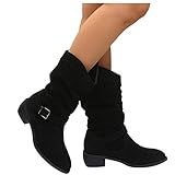 Stiefeletten Damen Rrunsv Damen Sommer Overknee Stiefel,Modische Spitze Zehen Schwarz Sexy Spitze Über Dem Knie Lange Stiefel, Mit Einer Absatzhö