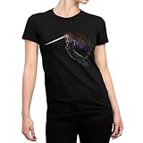 T-Nerds - Dark Side of The cat - Damen T-Shirt XL