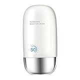 LAANCOO Whitening Suncreme Anti Aging Facial Body Sonnencreme Makeup Primer Pores SPF50 + 50G Blau S