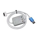 Kstyhome 30Pin DCSD Serial Port Engineering-Kabel Debugging IMEI-SN-Nummernkabel ändern Kompatibel mit IP 4 / 4S- und 2/3/4 Basisband-IC Reparatur-USB-Kab