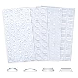 VABNEER Elastikpuffer Transparent Selbstklebend, 172 Stücke Silikon Schutzpuffer Möbelpuffer Gummipuffer zur Lärmdämpfung Verhindern R