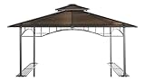 GRASEKAMP Qualität seit 1972 Ersatzdach Hardtop BBQ Pavillon 1,5x2,4m Doppelstegplatten Polycarbonat B