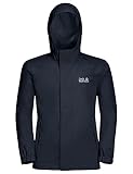 Jack Wolfskin Kinder Tucan Jacket Kids Atmungsaktive Regenjacke, night blue, 152 (L)