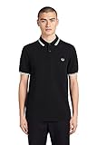 Fred Perry Herren M3600-524-l Poloshirt, Schwarz (Black 524), Larg