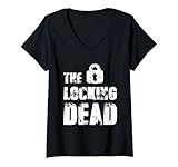 Damen The Locking Dead T-Shirt mit V
