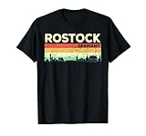 Mein Rostock Skyline Deutschland Heimat Stadt Souvenir T-S