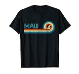 Maui Hawaii Vintage Surfer Souvenir Surf T-S