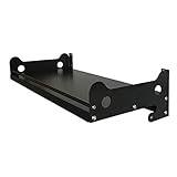 Lagerregal Roestvrijstalen Enkellaags Wandmontage Magnetronrek Keukenrek Apparaat Metalen Plank |Keuken, Eetkamer, Garage, wasruimte, Bijkeuken (schwarz) Standregal ( Color : W40CM , Size : L120CM )