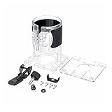 Trimmer-Basis-Basisplatine-Holzbearbeitungskantenschneider Fit for RT0701C / Wage WU601. E-Batterie-Trimmmaschine (Color : Silver)