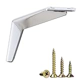 Furniture Leg Möbelbeine Füße Metallschrank Sofafüße 4er Set Schrank Sofafüße DIY Tischbeine TV-Ständer Kommode Couchtisch (Color : Weiß, Size : 15X13X4CM)