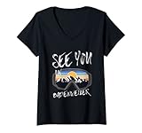 Damen See You In Badenweiler Germany Vacation Skibrille T-Shirt mit V