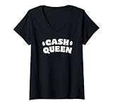 Damen CASH QUEEN T-Shirt mit V