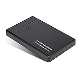 HDD-Gehäuse, schlagfeste Mobile Festplattenbox für Vista(Schwarz)