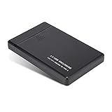 HDD-Gehäuse, schlagfeste Mobile Festplattenbox für Vista(Schwarz)